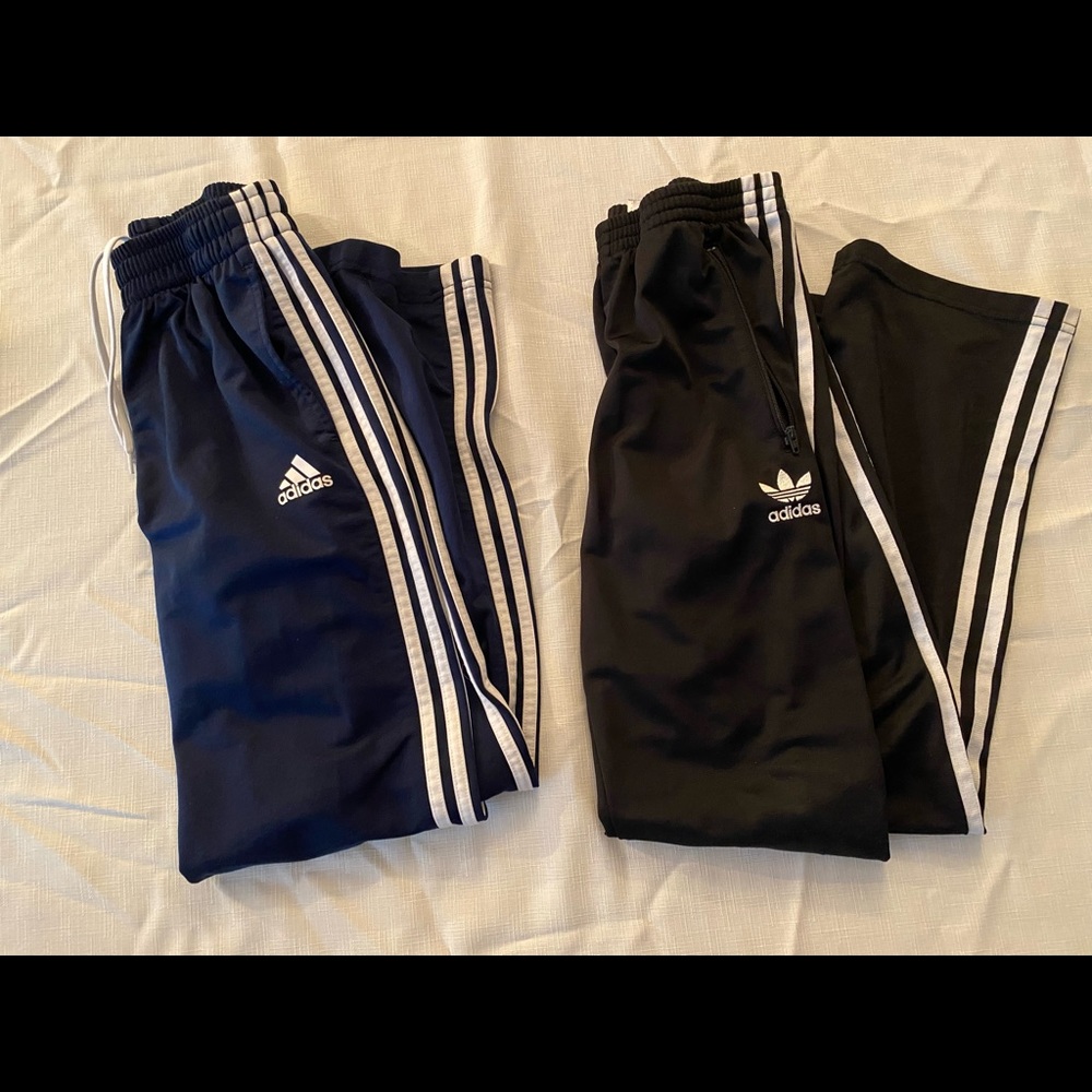 Two Adidas Boys Pants size Medium